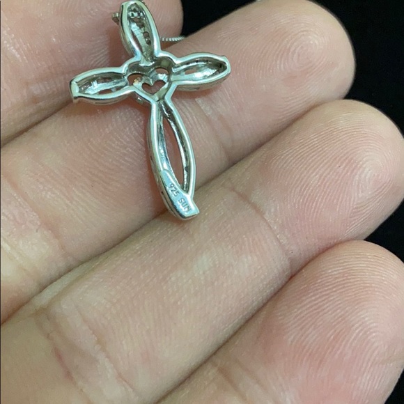 .925 cross with necklace - Picture 4 of 5